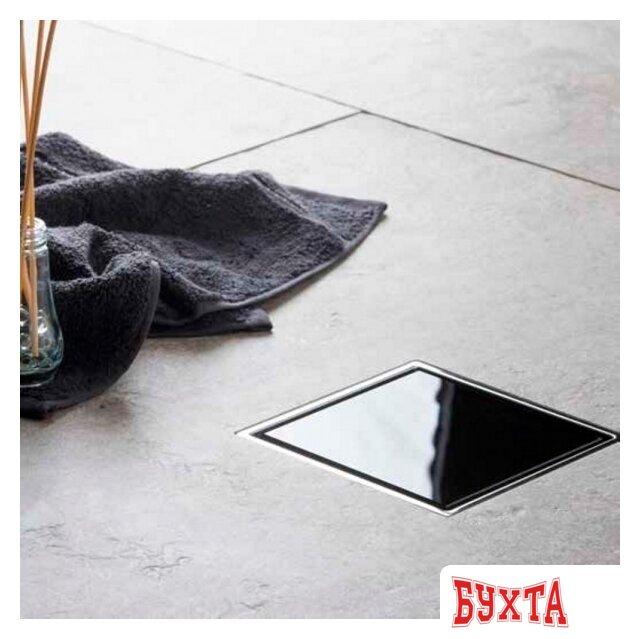 Трап/канал Pestan Confluo Standard Black Glass 2 4