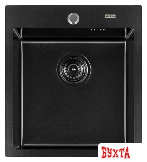 Кухонная мойка ARFEKA AF 450*505 Black PVD Nano