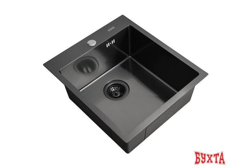 Кухонная мойка ARFEKA AF 450*505 Black PVD Nano 2
