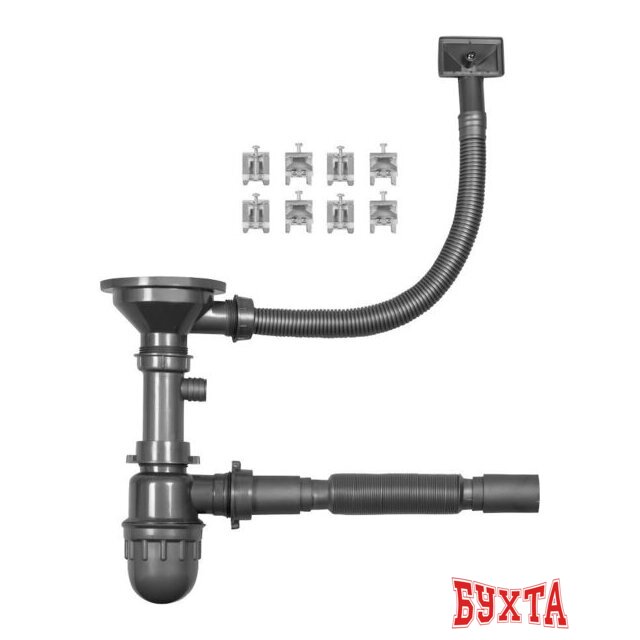 Кухонная мойка ARFEKA AF 450*505 Black PVD Nano 4