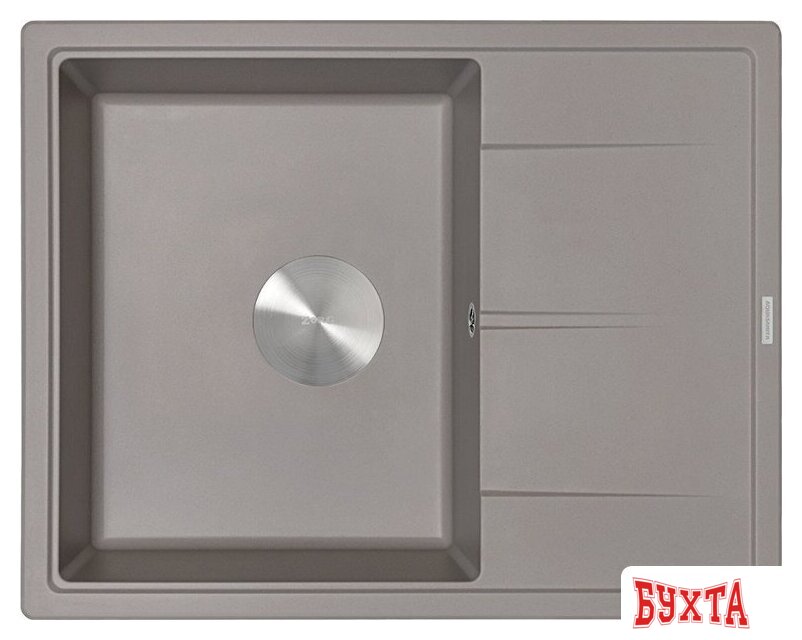 Кухонная мойка ZorG Rock 65 Premium alumetallic 2