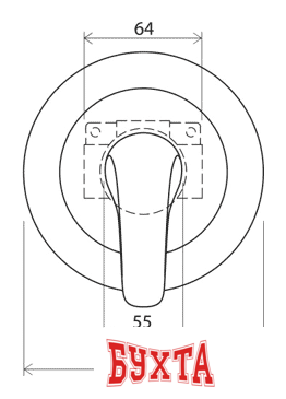 Смеситель Ravak Rosa RS 062.01 [X070015] 3