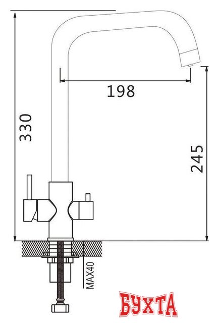 Смеситель Shevanik S228 2