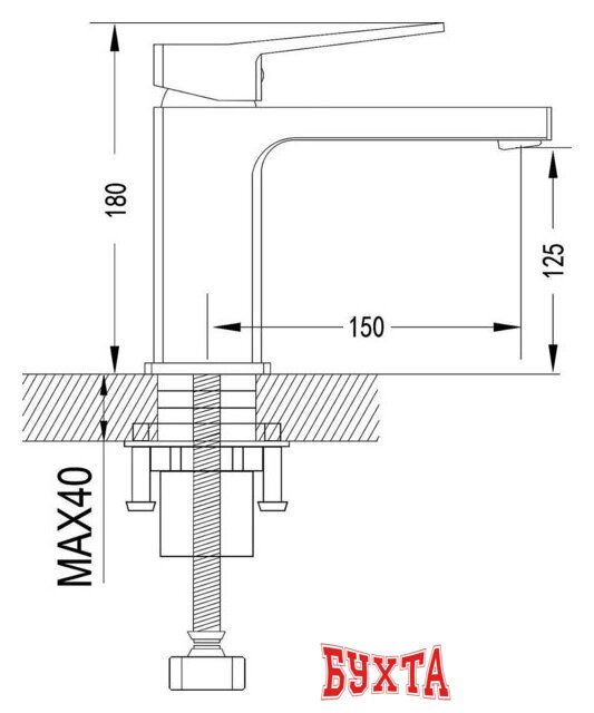 Смеситель Shevanik S6901T 2