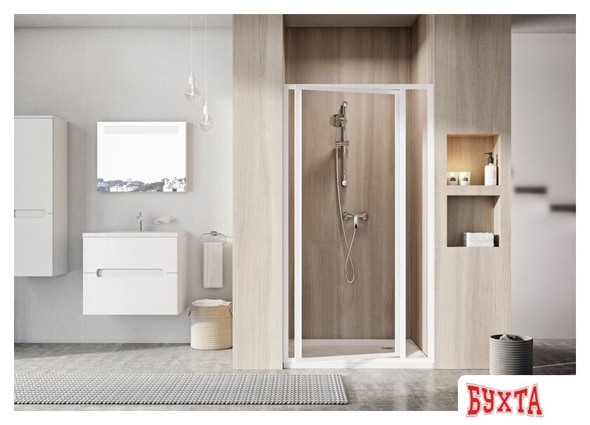 Душевая дверь Ravak Supernova SDOP - 80 (grape/белый) 2