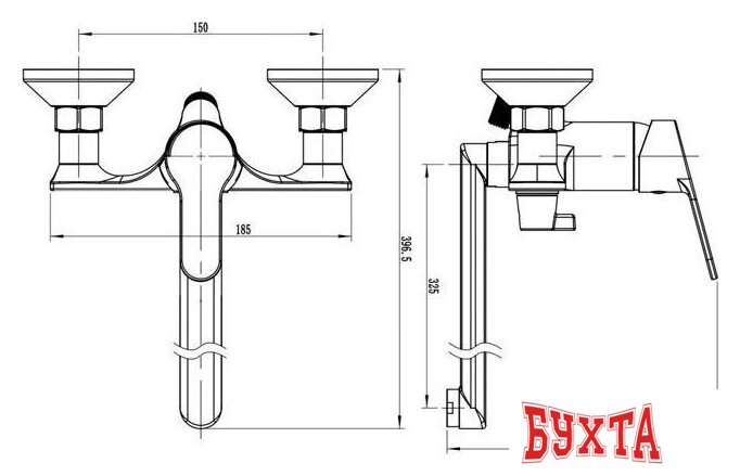 Смеситель Voda Aqua AQ31 2