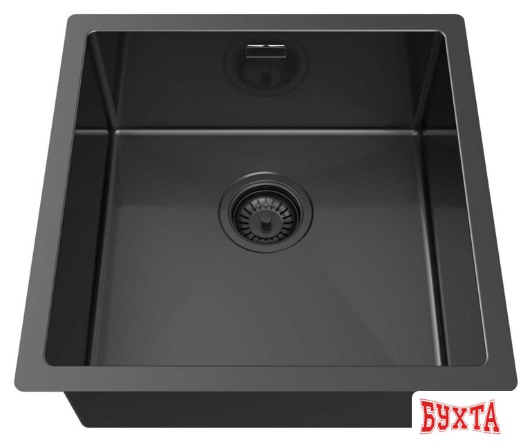 Кухонная мойка ZorG ZRN 4545 Premium PVD Gunblack 2