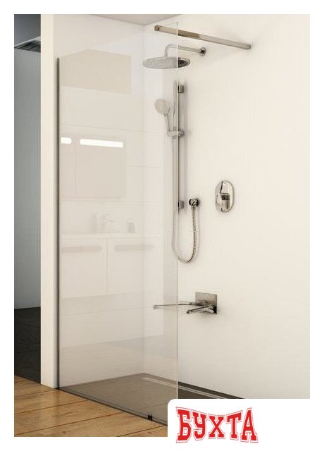 Душевая стенка Ravak Walk-In Wall 60 (черный/прозрачное) 5