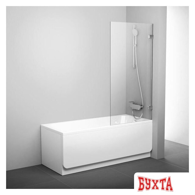 Стеклянная шторка для ванны Ravak BVS1