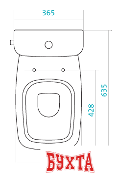 Унитаз напольный Santek Нео с сидением soft-close [1.WH30.2.194] 3