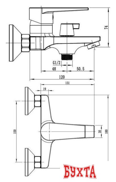 Смеситель Esko Budapest BT54 2