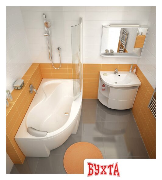 Ванна Ravak Rosa 95 160x95R C581000000 4