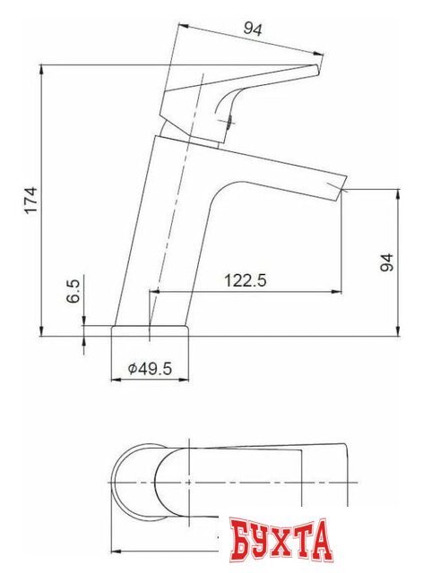 Смеситель Esko Orlando OL 26 4
