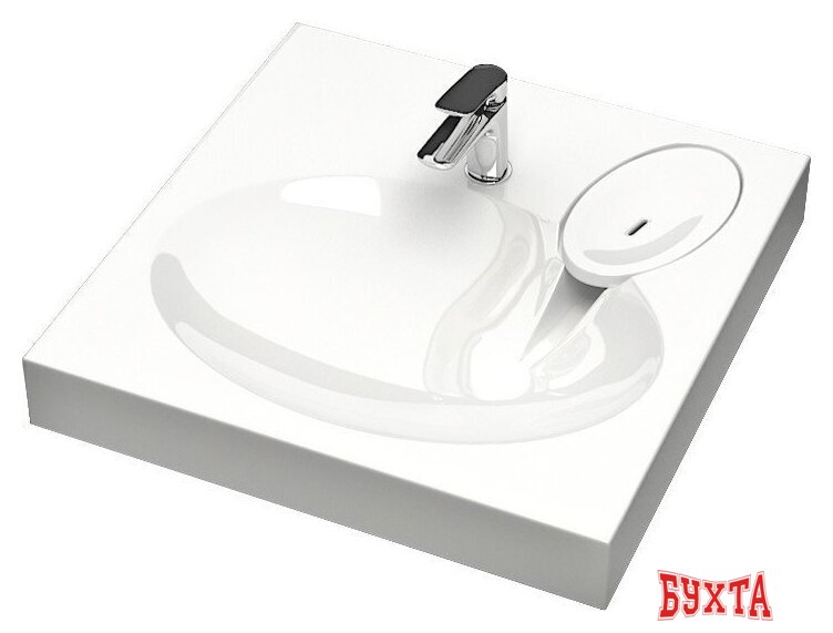 Умывальник MARRBAXX Мэйси V5 (сигнально белый D1, с кронштейном, без сифона) 1