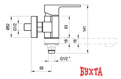Смеситель Ravak Chrome-CR 022.00/150 [X070042] 4