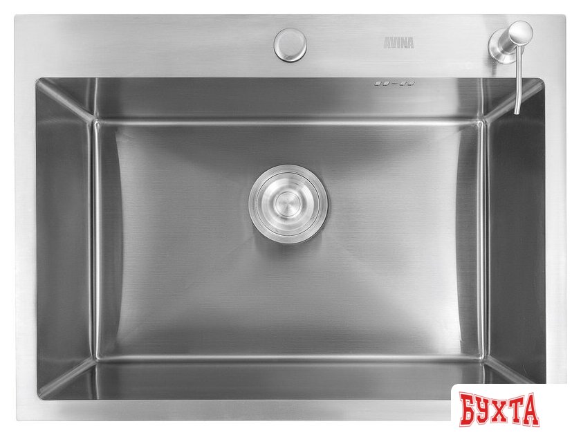 Кухонная мойка Avina HM6548 (нержавеющая сталь) 1