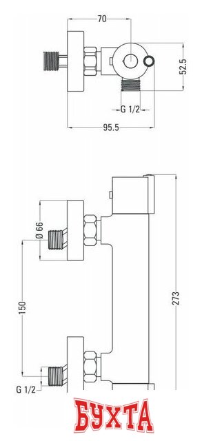 Смеситель Deante Joko BOJ 04BT 2