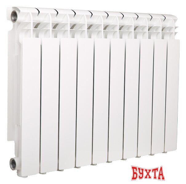 Алюминиевый радиатор Standard Hidravlika Classic 100 500 мм (8 секций, белый) 2