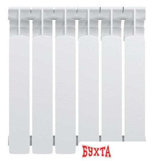 Биметаллический радиатор Standard Hidravlika Dynamic 100 500 мм (8 секций, белый) 3