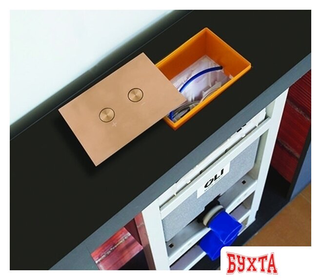 Панель смыва OLI Blink 878782 (бронзовый) 2