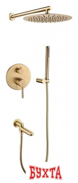Душевая система Grocenberg GB5099MG-1 (золото матовый) 1