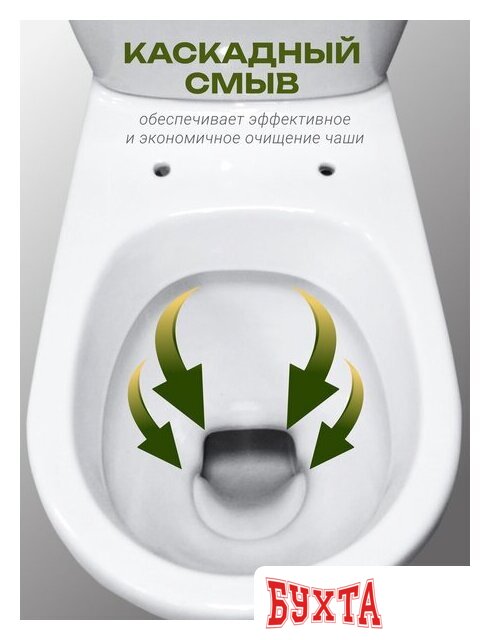 Унитаз напольный Santeri Баланс Комфорт 1P2179S0000BF 4