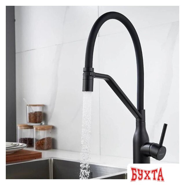 Смеситель Shevanik S343H-3 (черный) 5