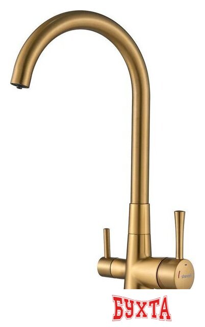 Смеситель Shevanik S428G (золотой сатин)