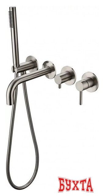 Смеситель Grocenberg GB5070 (никель) 1