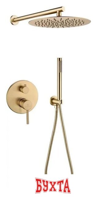 Душевая система Grocenberg GB5099MG-3 (золото матовый) 1