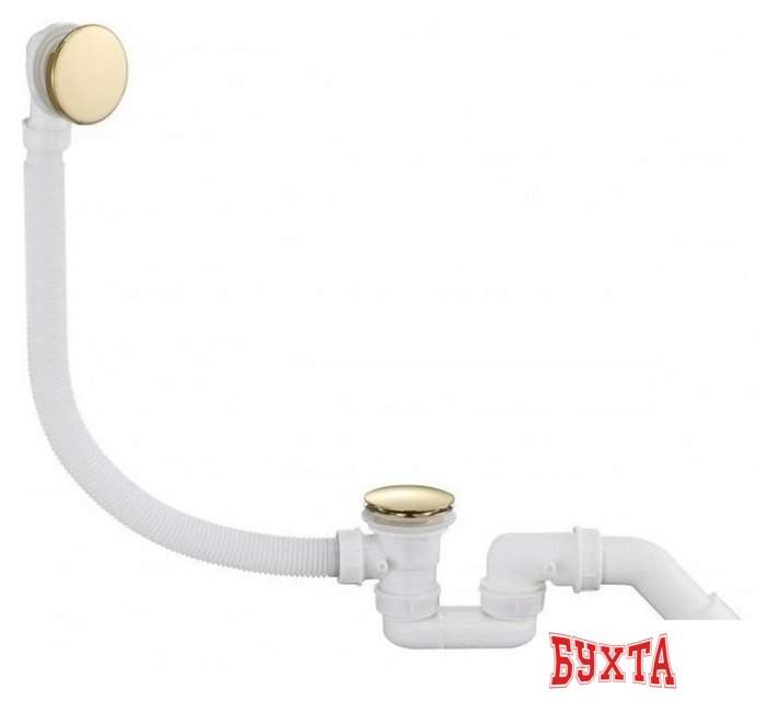 Слив-перелив Grocenberg GB230 (золото глянец) 1