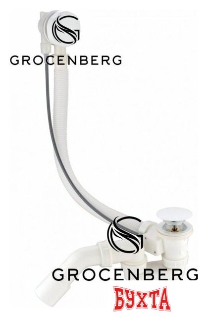 Слив-перелив Grocenberg GB240 (белый)
