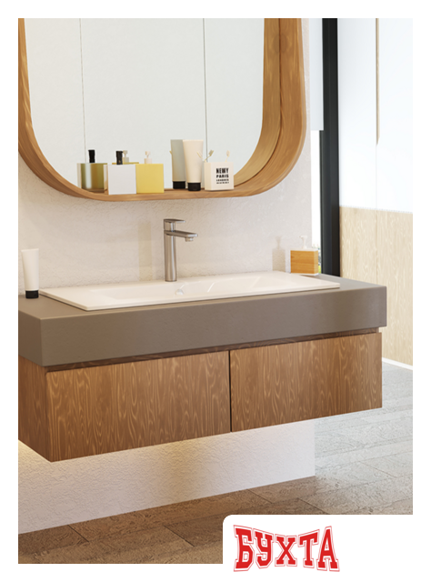 Умывальник Sanita Luxe Quadro 90 QDR90SLWB01 4