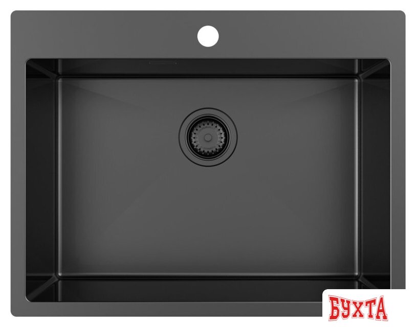 Кухонная мойка ZorG ZRN 5075 Premium PVD Gunblack
