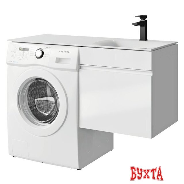 Мебель для ванных комнат Aqwella Тумба под умывальник под стиральную машину Duet DU01051 2