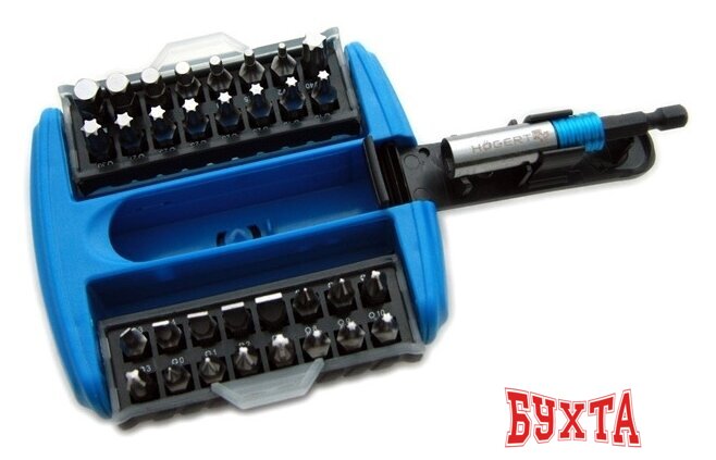 Набор бит Hoegert Technik HT1S402 (33 предмета) 2