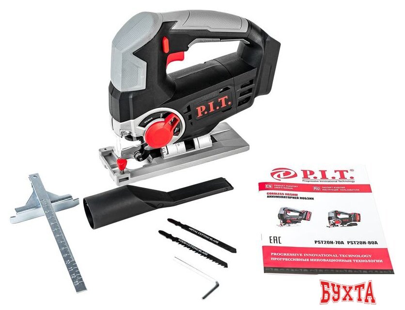 Электролобзик P.I.T. PST20H-80A/1 (с 1-м АКБ, кейс) 3