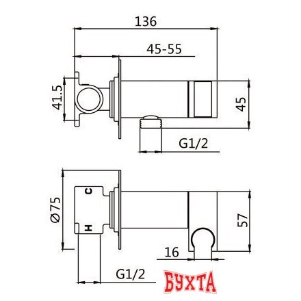 Гигиенический душ Shevanik S147H 2