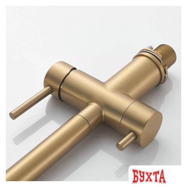 Смеситель Shevanik S178G (золотой сатин) 4