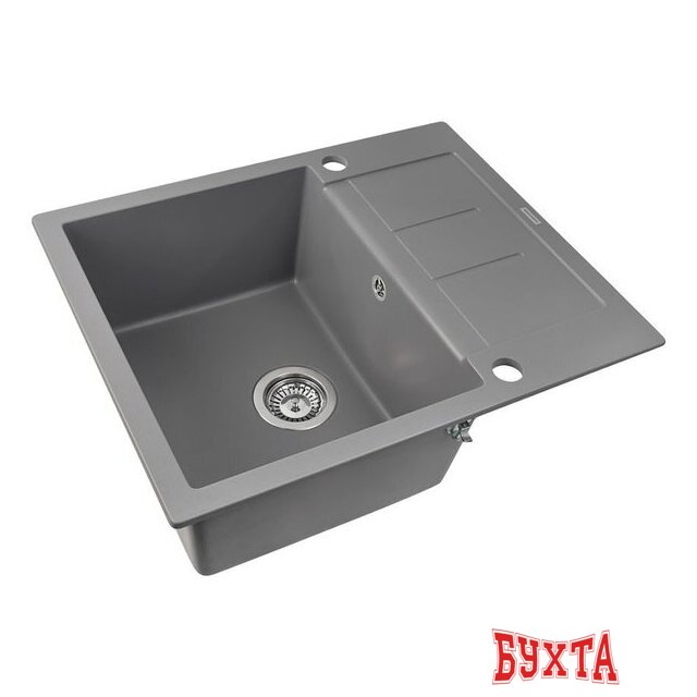 Кухонная мойка Aquasanita Tesa SQT102AW (alumetallic 202) 4