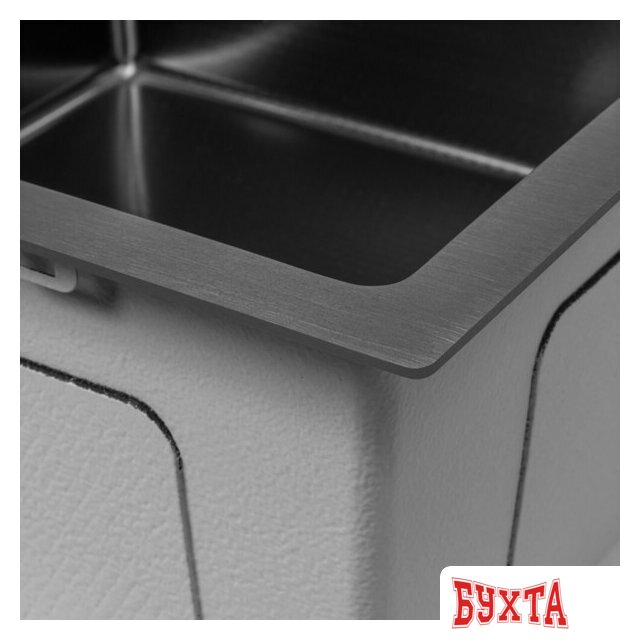 Кухонная мойка ARFEKA ECO AR 550*450 BLACK PVD NANO DECOR 5