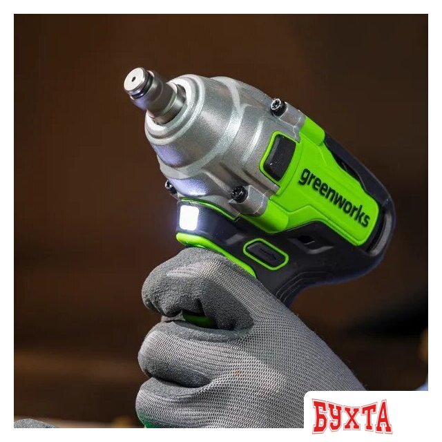 Гайковерт Greenworks GD24IW400 3802907CUG (с 1-им АКБ) 4