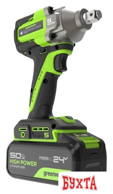 Гайковерт Greenworks IW5500 3805007CUG (с 1-им АКБ) 4