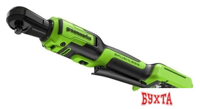 Трещотка Greenworks GD24RW 3804007CUA (с 1-им АКБ, сумка) 5