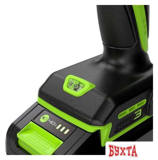 Дрель-шуруповерт Greenworks DD345 3708307CUB (с 1-им АКБ) 5