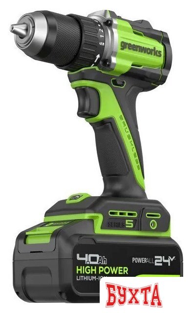Дрель-шуруповерт Greenworks DD560 3708407CUB (с 1-им АКБ) 4