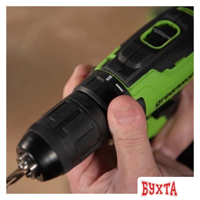 Дрель-шуруповерт Greenworks GD24DD35K2 3704007CUC (с 2-мя АКБ) 4