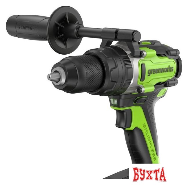 Ударная дрель-шуруповерт Greenworks GD24DD140 3707607CUB (с 1-им АКБ) 3
