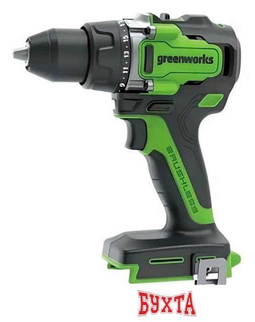 Ударная дрель-шуруповерт Greenworks GD24DD140 3707607CUD (с 2-мя АКБ) 2