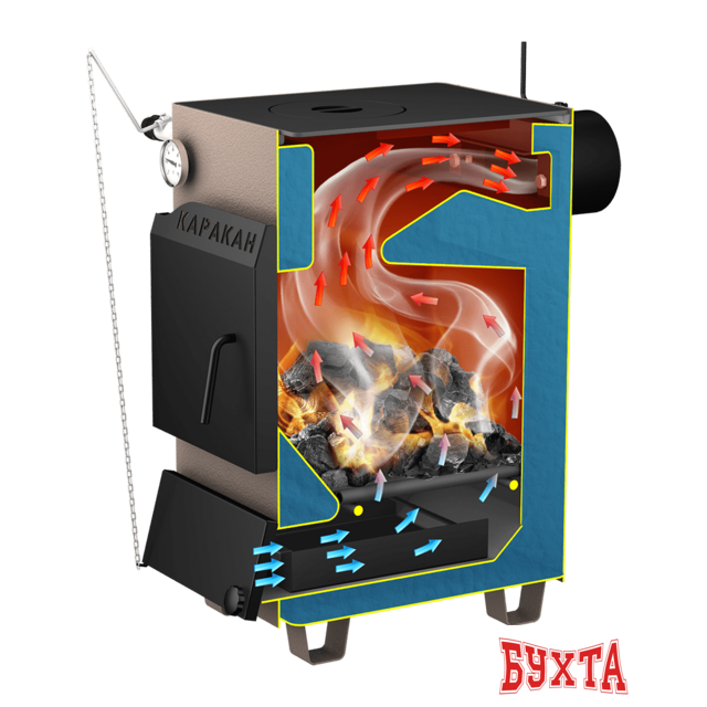 Отопительный котел СТЭН Каракан 12ТПЭ 3 5